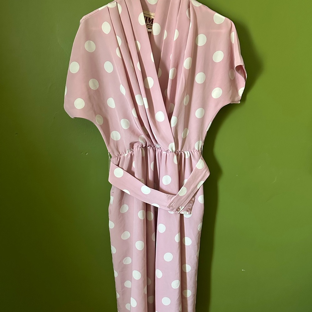 Pink Polka Dot Dress
